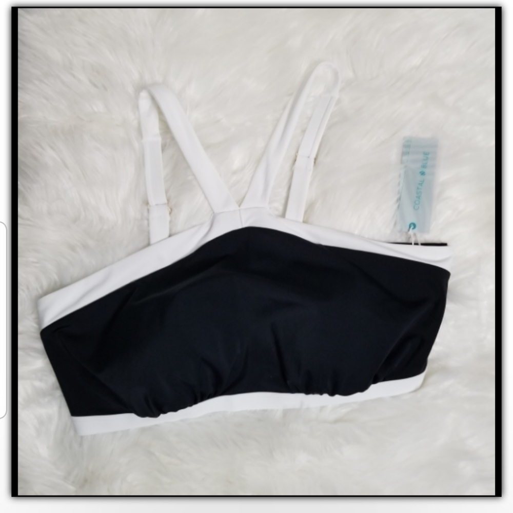 NWT Coastal Blue Bikini top size 1x